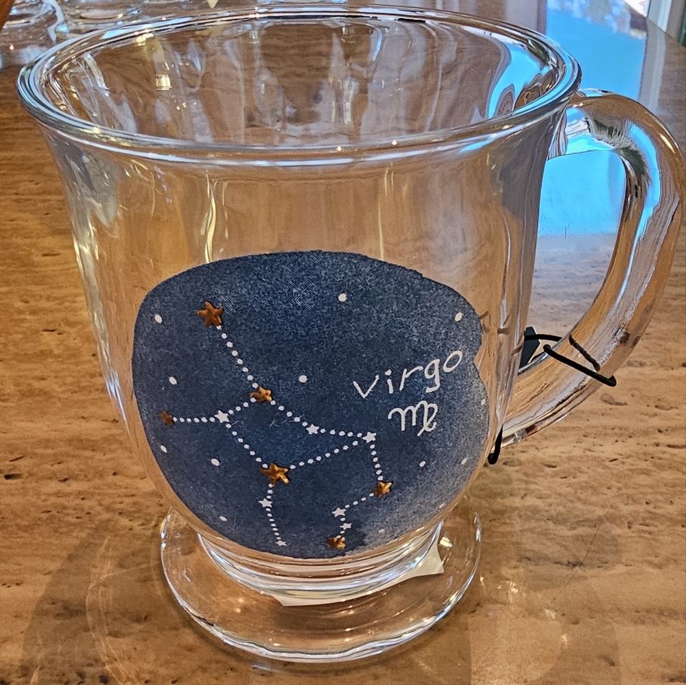 Zodiac glass mug